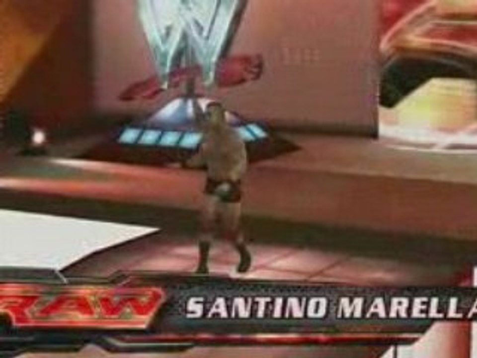 Santino Marella Entrance  WWE Smackdown VS Raw 2009