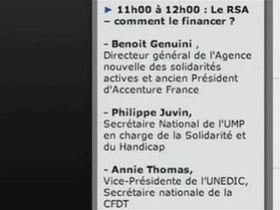 BFM RADIO Comment financer le RSA partie 1