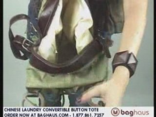 Baghaus TV - Chinese Laundry Convertible Button Tote