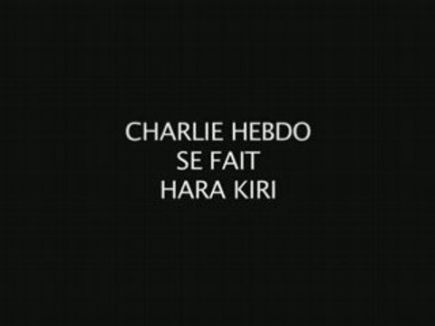 Charlie hebdo se fait hara kiri