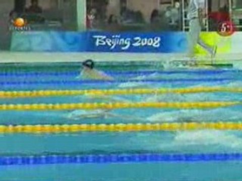 100 PECHO VARONES Heat 7 BEIJING 2008