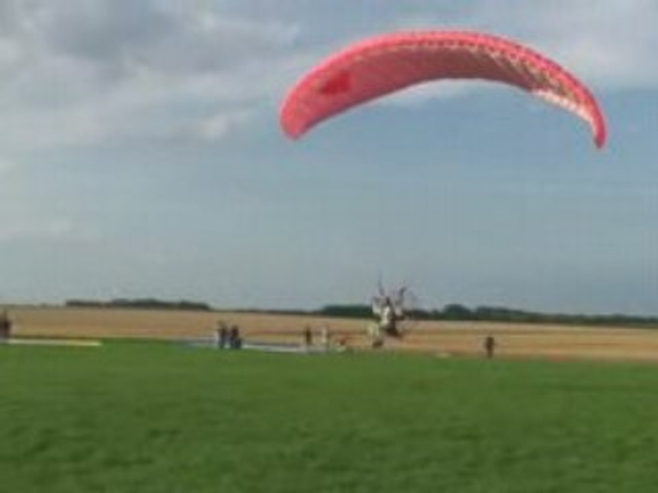 Papy décollage parfait paramoteur