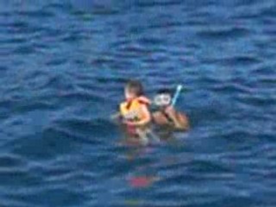 Arret en pleine mer avec le maxi catamaran