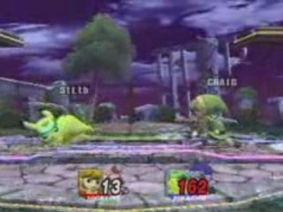 SSBB: Craig (Toon Link) vs Stealth (Pika)