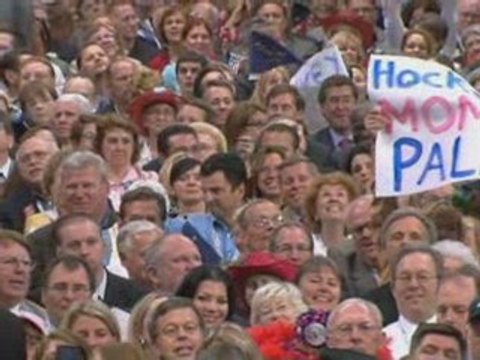 Sarah Palin addresses the Republican convention