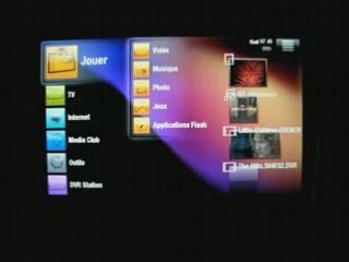 Menu musique de l'Archos 5