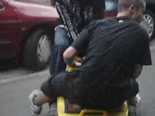 chute avec une voiture