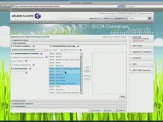 CSR Champions interface web salariés