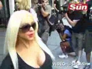 Christina Aguilera hot a New York