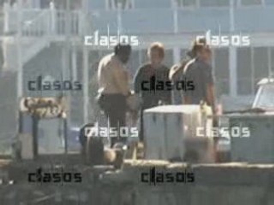 prison break 4x09 on the set - wyatt & Mahone