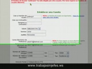 Como registrarse con GDI a traves de la pagina trabaja ...