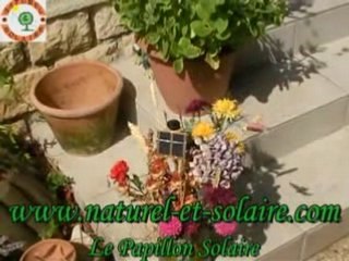 Papillon solaire, mobile, objet decoratif