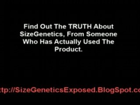 SizeGenetics Review - Penis Enlargement Exposed