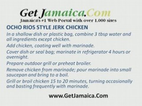Authentic Jamaican Jerk Recipe - Ocho Rios Style