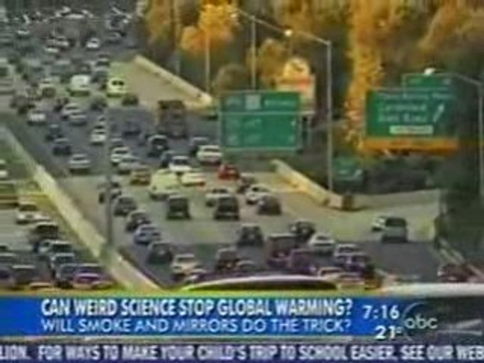 Mirrors in Space to Stop Global Warming?