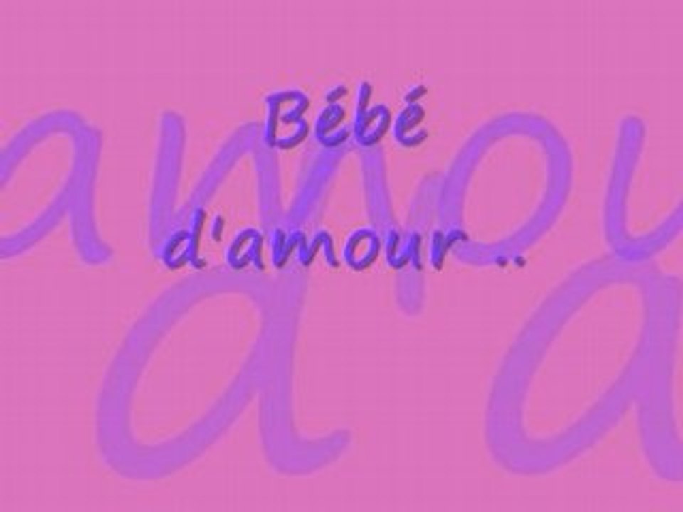Bébé d'amour