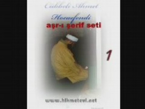 cubbeli ahmet hocaefendi aşr-ı şerif