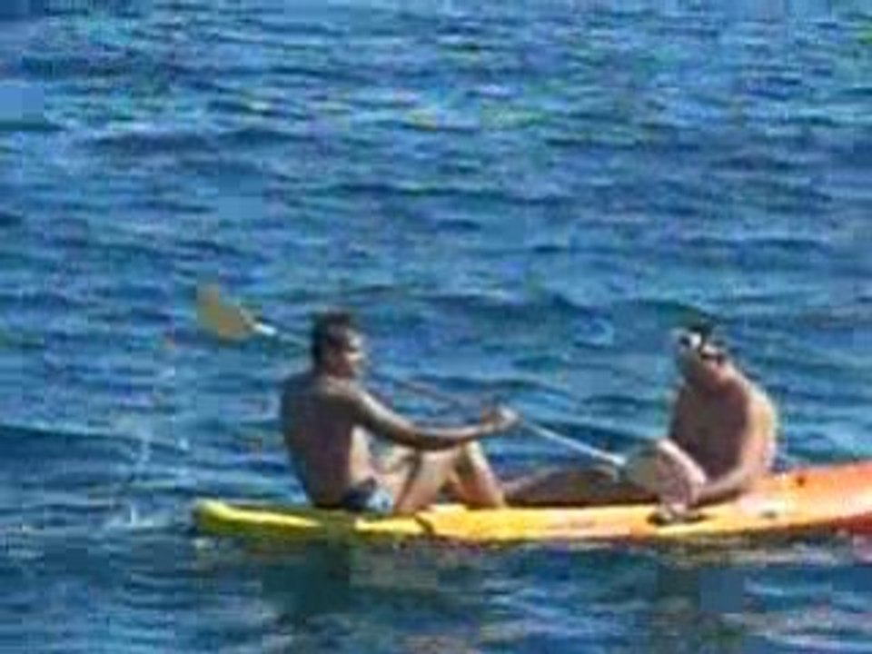 Kayak en mer
