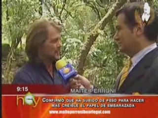 Maite graba escenas de un accidente en CCEA