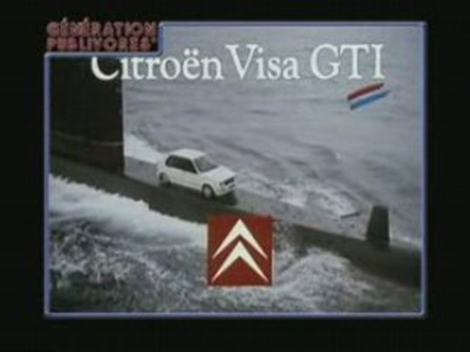 Pub Citroen Visa GTI 1988