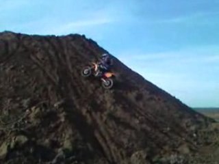 1ere tentative d'une montée en enduro du Pat