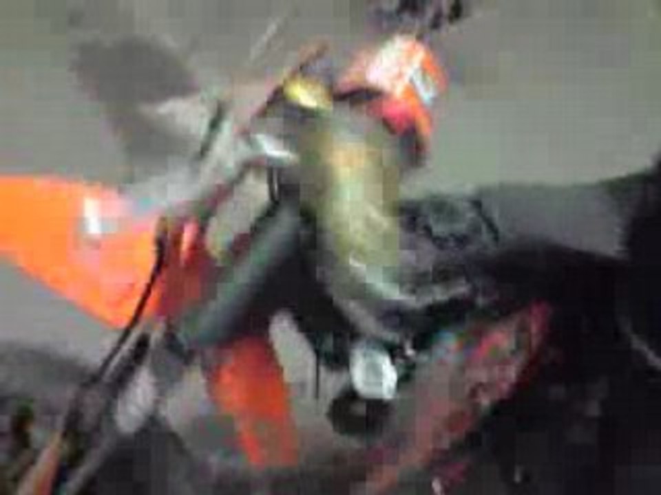 burn pneu rieju smx top alu 86cc explose