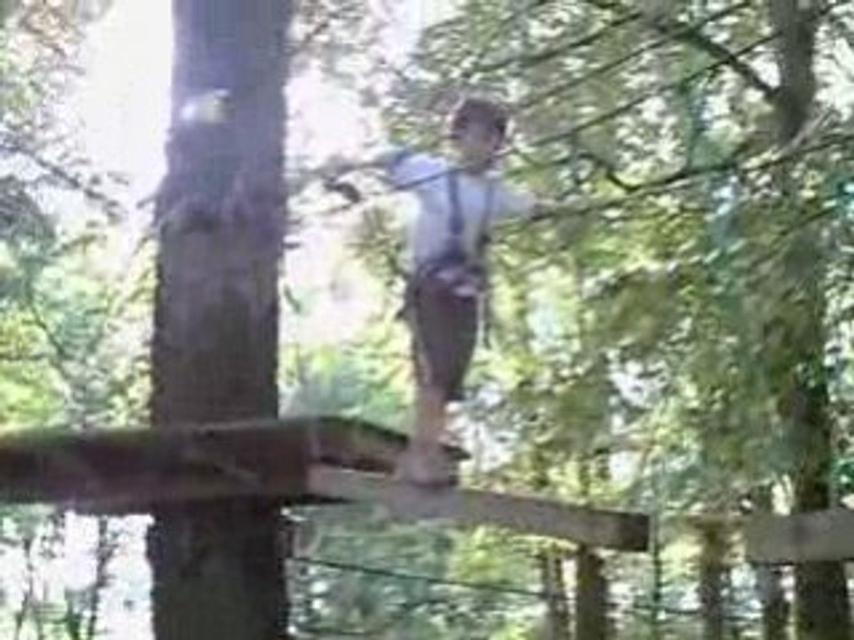 Aout 2007 accrobranche st etienne du bois