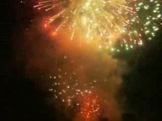Feu d'artifice au Château de Foix