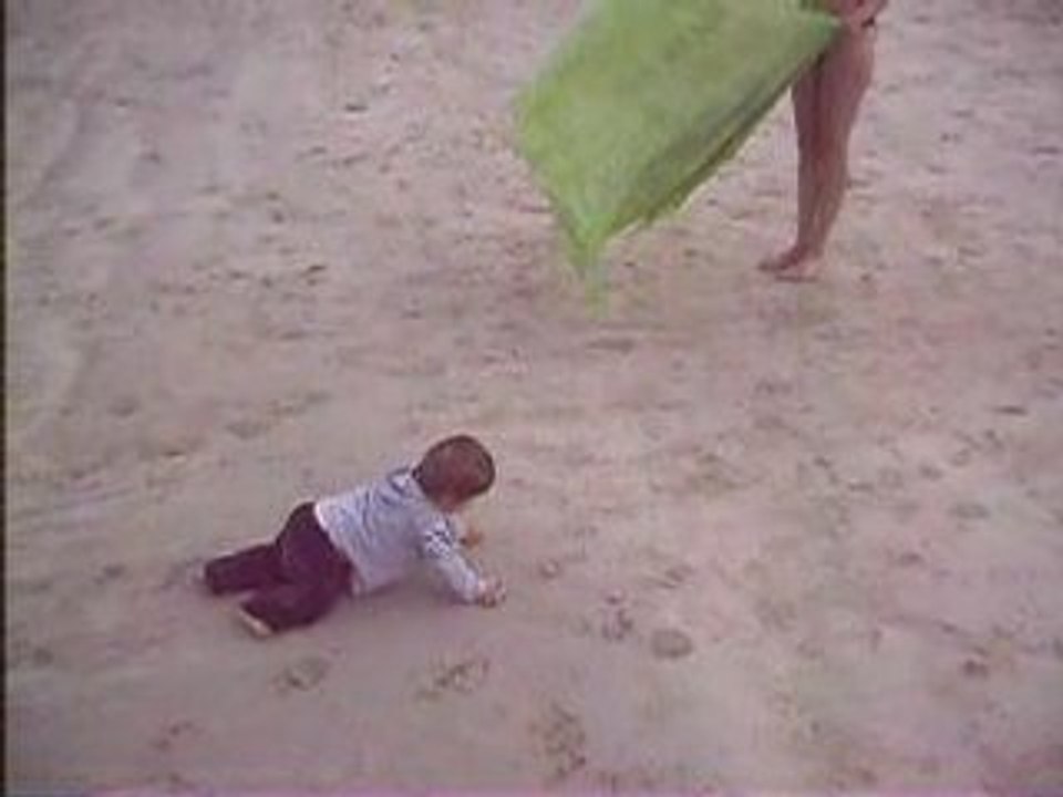 marche sur la plage