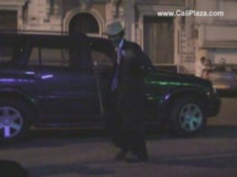 Man Dancing Salsa in Street. Cali, Colombia