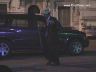 Man Dancing Salsa in Street. Cali, Colombia