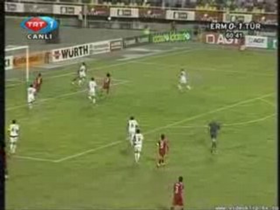[WORLD CUP 2008]Ermenistan 0 - 1 Türkiye Gol Tuncay