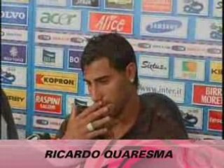 Ricardo Quaresma première conférence de presse à l'INTER
