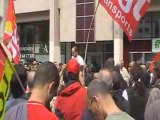 manif  CGT à Lyon,délégation  de Dijon