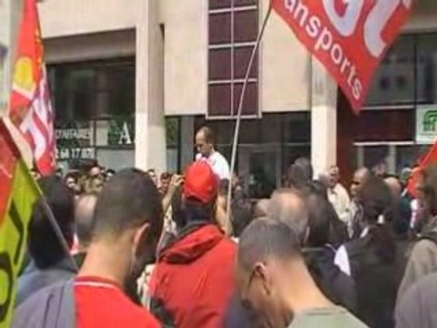 manif CGT à Lyon,délégation de Dijon
