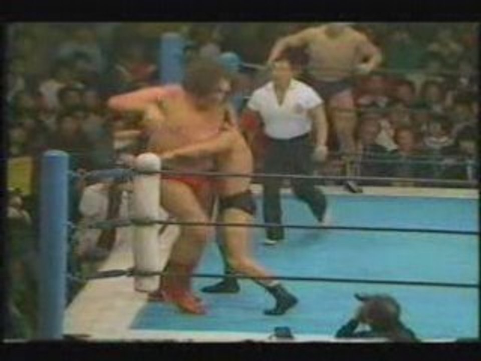 André the Giant & Swede Hansen vs Fujinami & Akira Maeda