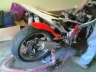 CBR 1000 F. premier demarrage