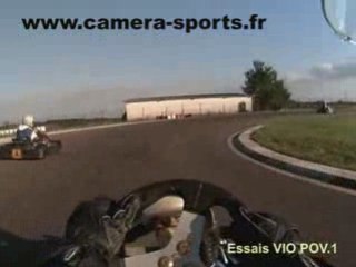 caméra embarquée VIOSPORT VIO POV.1 - essais démo