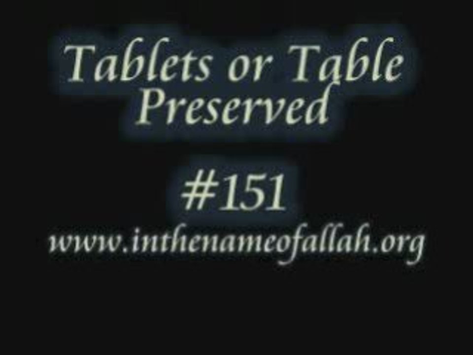 151 Tablet or Table Preserved