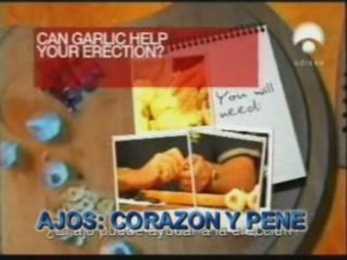Ajos crudos: Erecciones y corazon