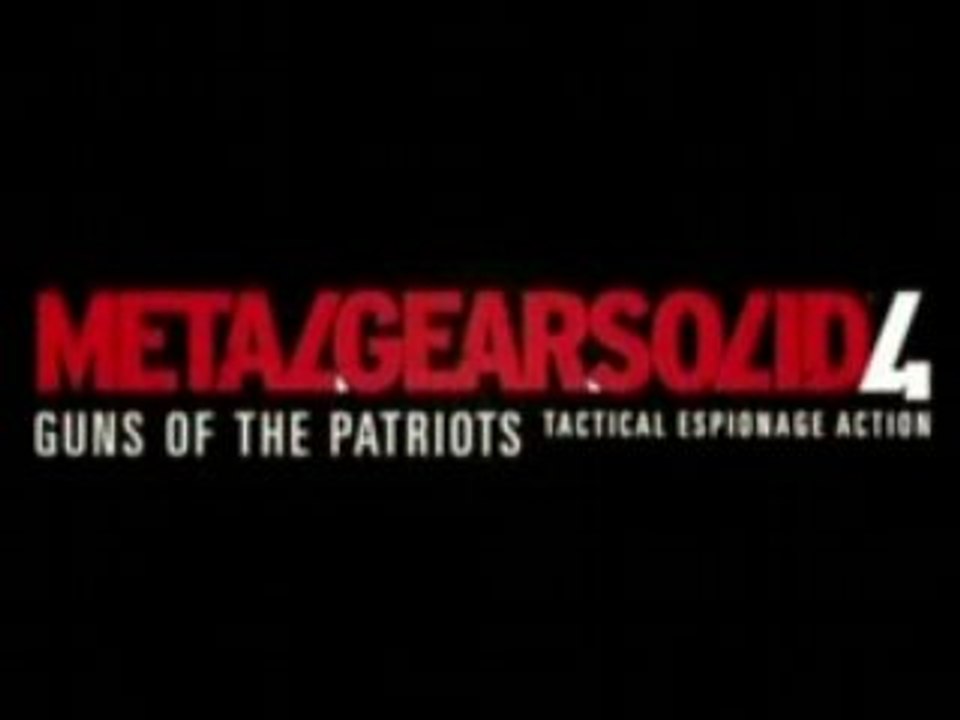 Amv metal gear solid 4