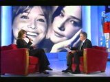 Carla Bruni Sarkozy chez Michel Drucker