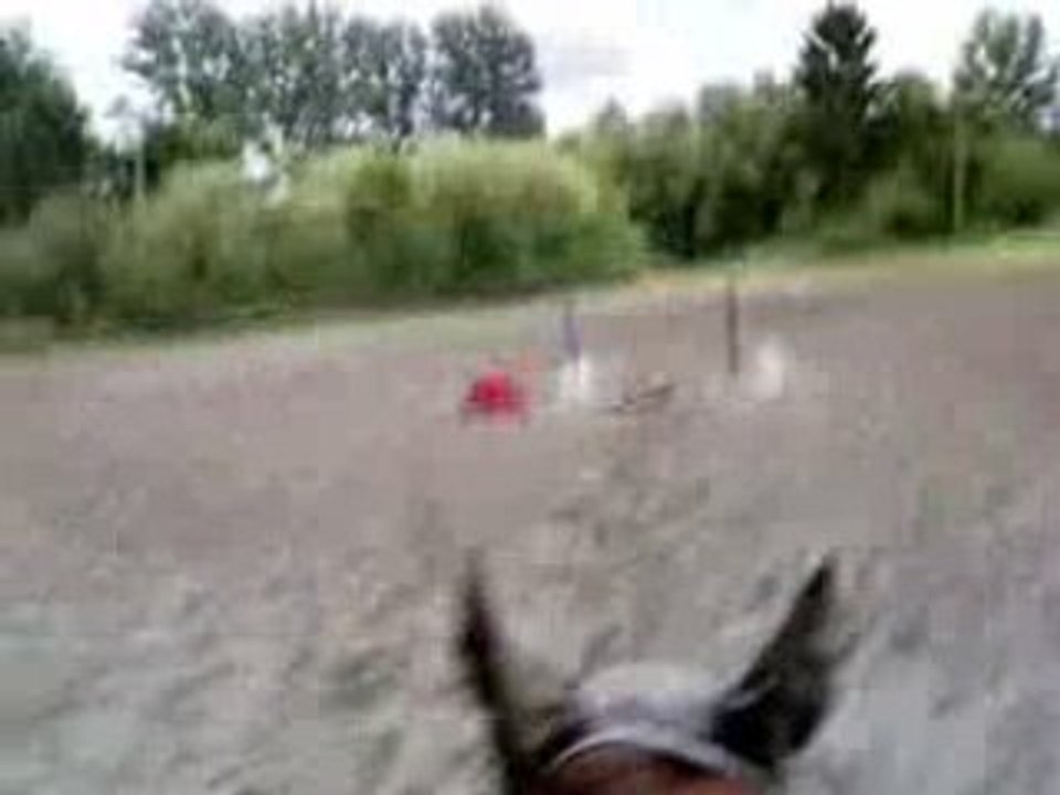 Saut d'un croisillion à la 1ere personne