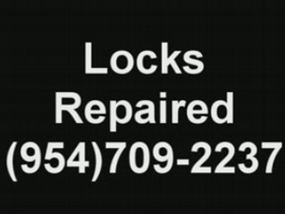 Locksmith Davie Fl (954)709-2237 Locksmith Near Davie Fl