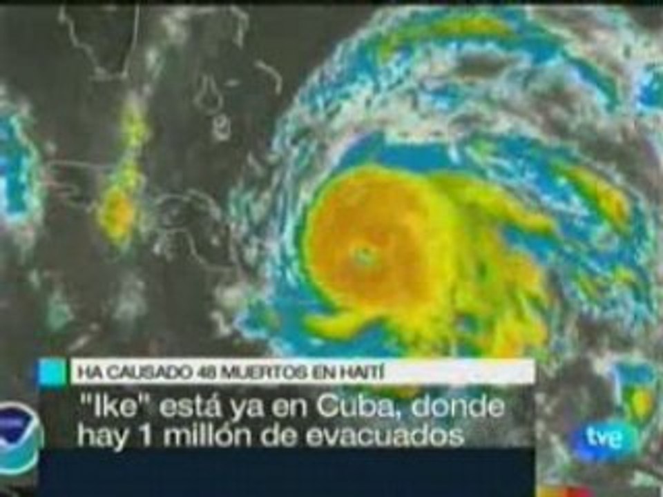 Huracán Ike llegó a Cuba (08.09.2008)