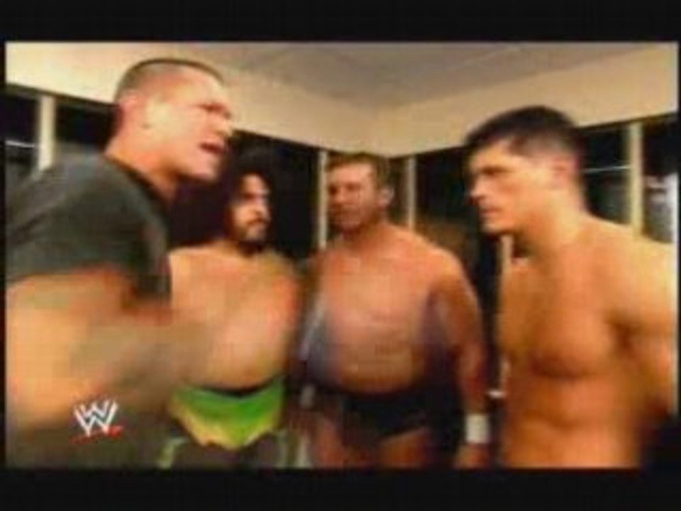 Unforgiven2008 Backstage Randy Orton Ted Dibiase Cody Rhodes
