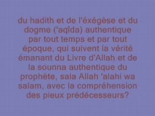 Avoir honte de s'appeler salafi : sheikh nadjmi rahimahullah