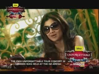 Shilpa Shetty - Joins The Unforgettable Tour In London