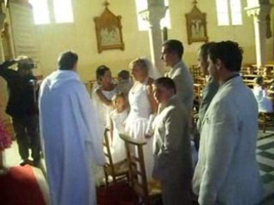 voila l echange des voeux a l eglise
