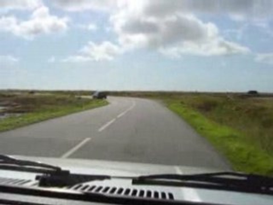 Ballade dans les marais salants en GOLF GTI